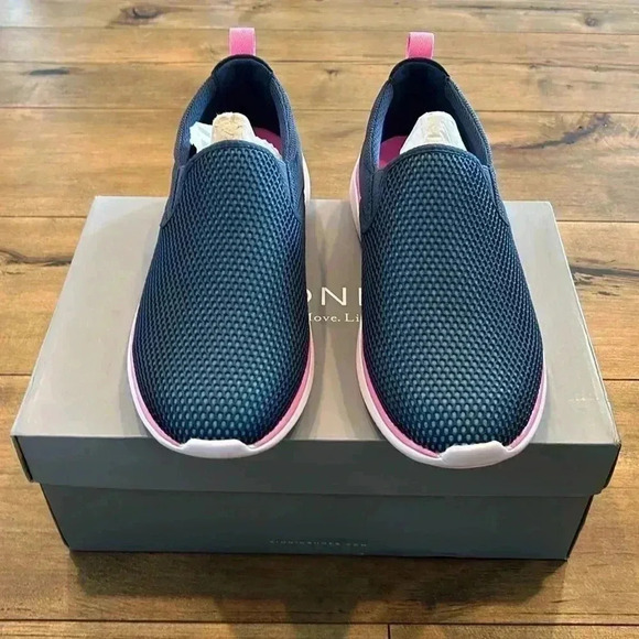 Vionic Women's Vortex Zeta Active Sneakers Navy 9 Wide - Picture 2 of 7